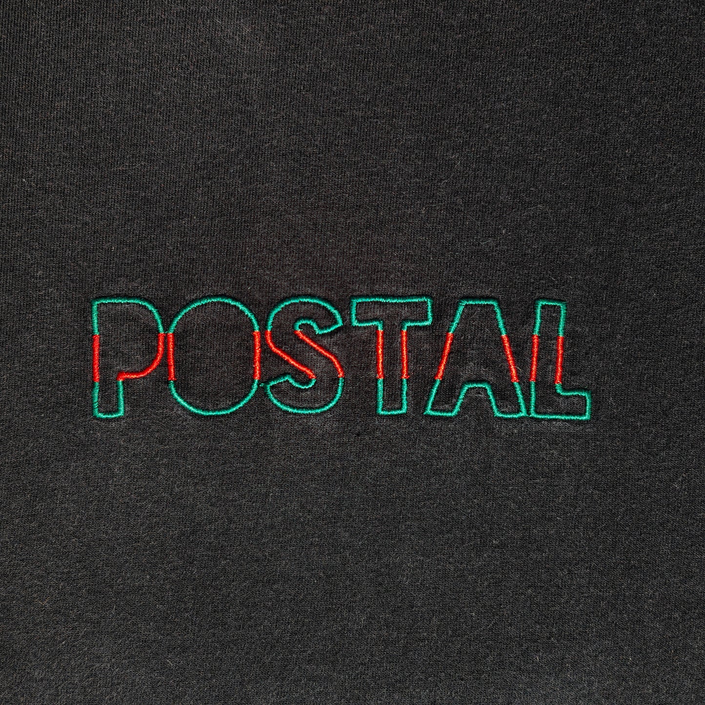 Postal Embroidered T Shirt - MEDIUM