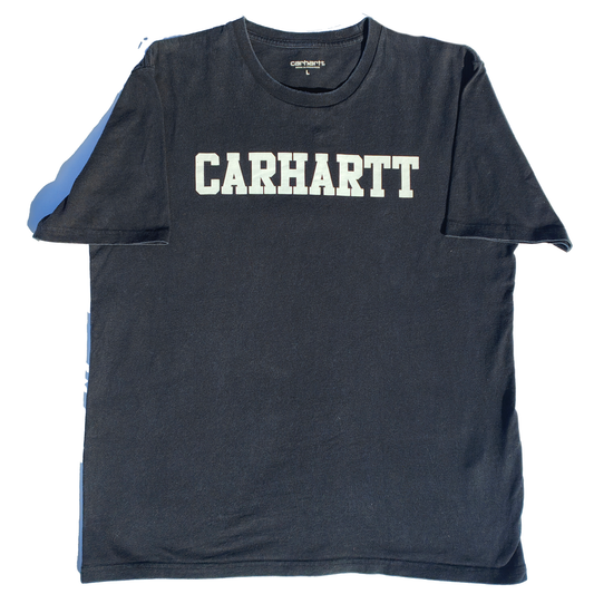 Carhartt Spell-Out Black Tee - LARGE