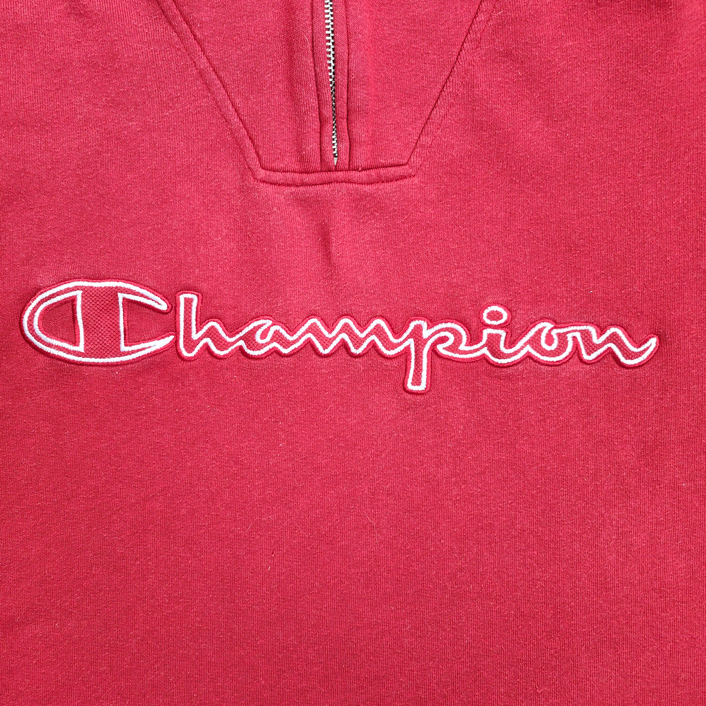 Champion Quarter Zip Sweatshirt - LARGE