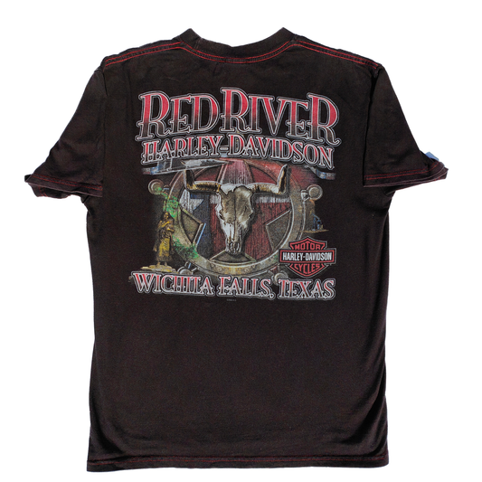 Harley Davidson Red River T Shirt - LARGE