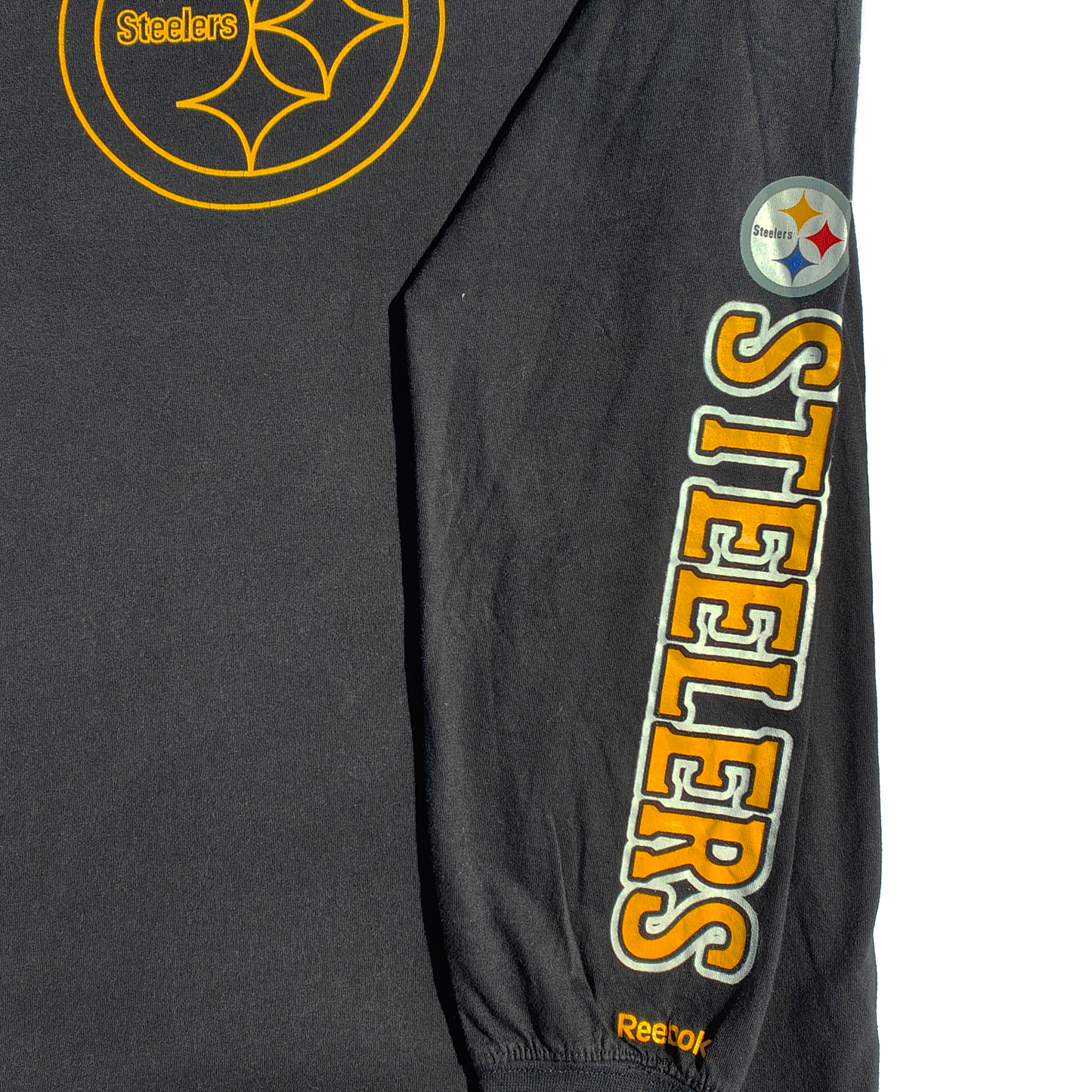 Pittsburgh Steelers Reebok Longsleeve T Shirt - LARGE